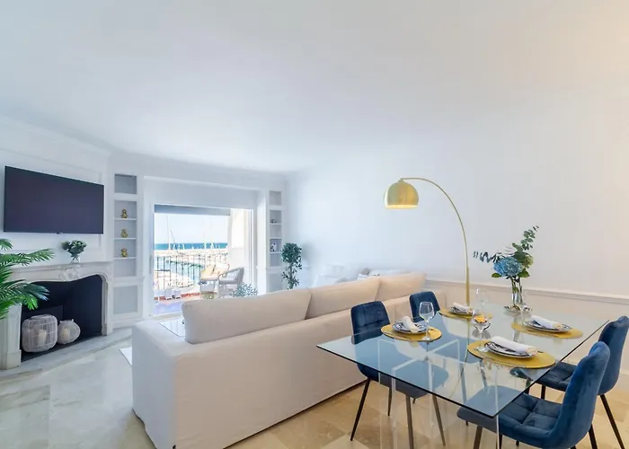 Banus - Puerto Banus Marina Harbour Seafront Apartament Marbella